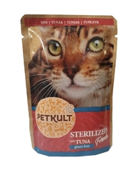 Petkult cat kapsa STERILISED tuňák 100 g